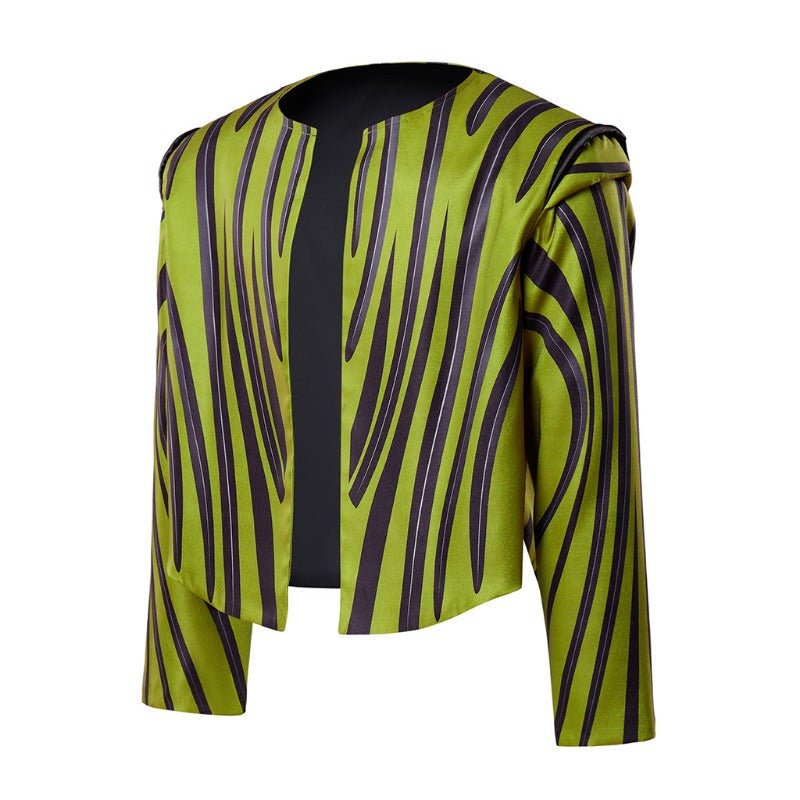 Traje de Cosplay de Griff Tannen Chaqueta Verde para Hombre Halloween Ropa Callejera - Fantasia Cosera