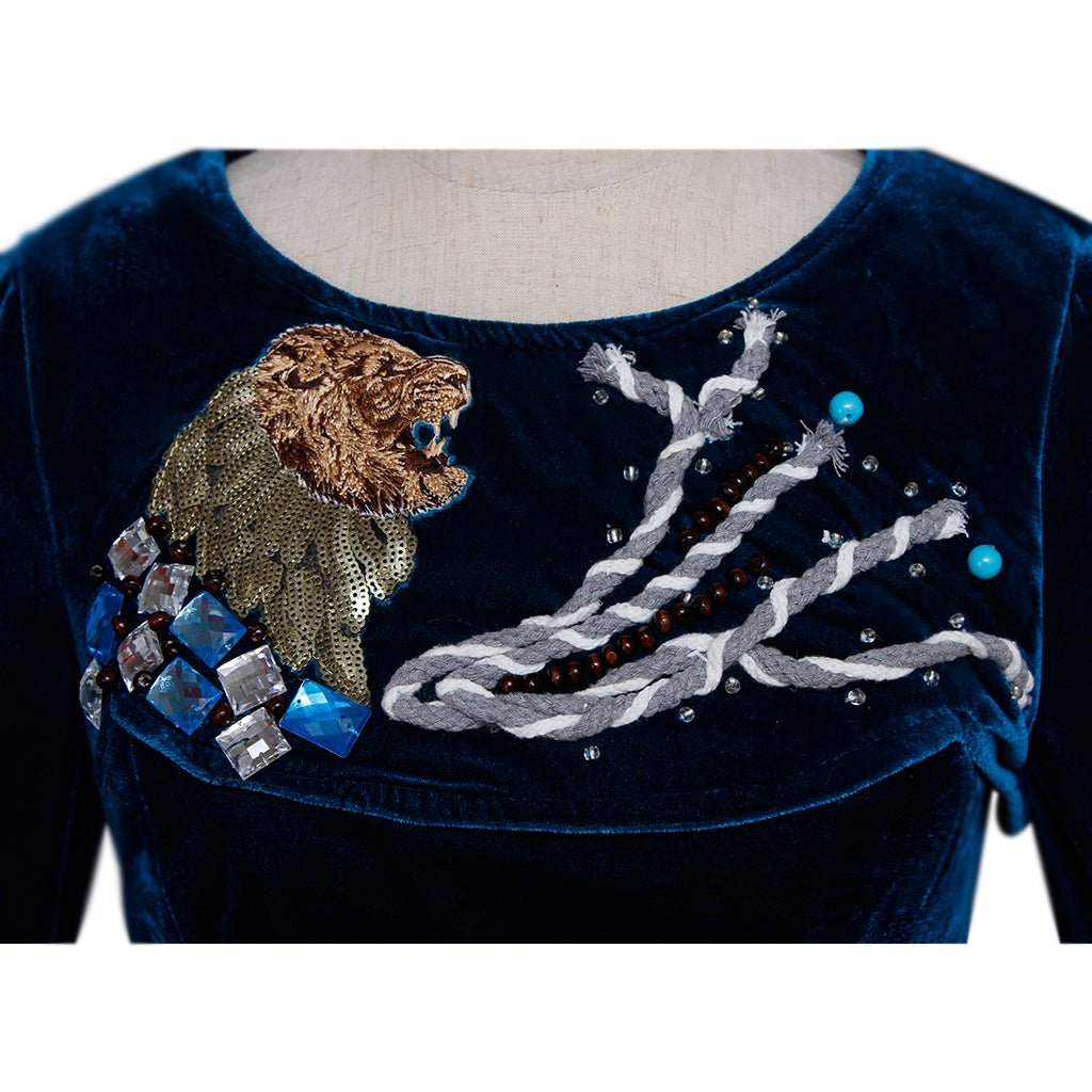 Vestido de Sansa Stark para Cosplay – Disfraz de Halloween y Carnaval para Mujeres Adultas - Fantasia Cosera