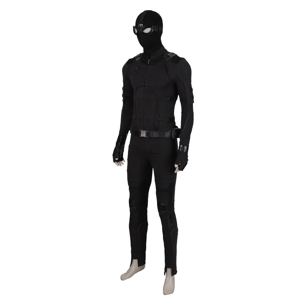 Traje de Cosplay de Spider-Man Stealth Suit - Atuendo Precisa de la Película - Fantasia Cosera