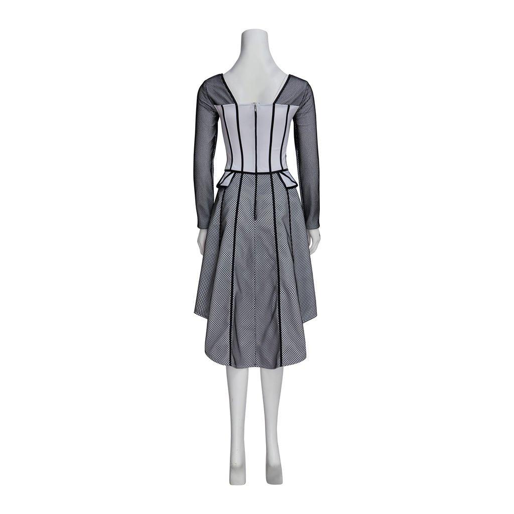 Vestido de Cosplay de Jane Seymour de Six el Musical para Mujeres | Acabado en Negro - Fantasia Cosera