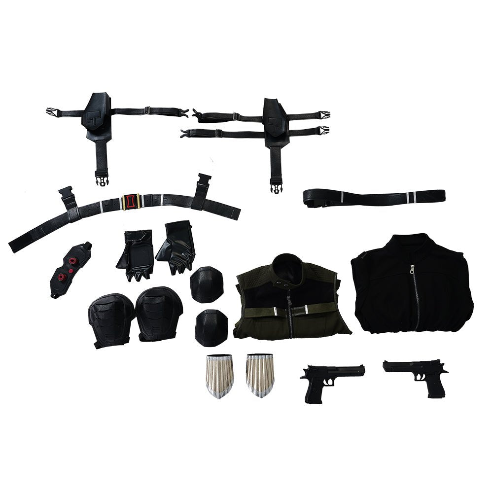 Traje de Cosplay de Yelena Belova de Thunderbolts Conjunto Completo con Zapatos - Fantasia Cosera