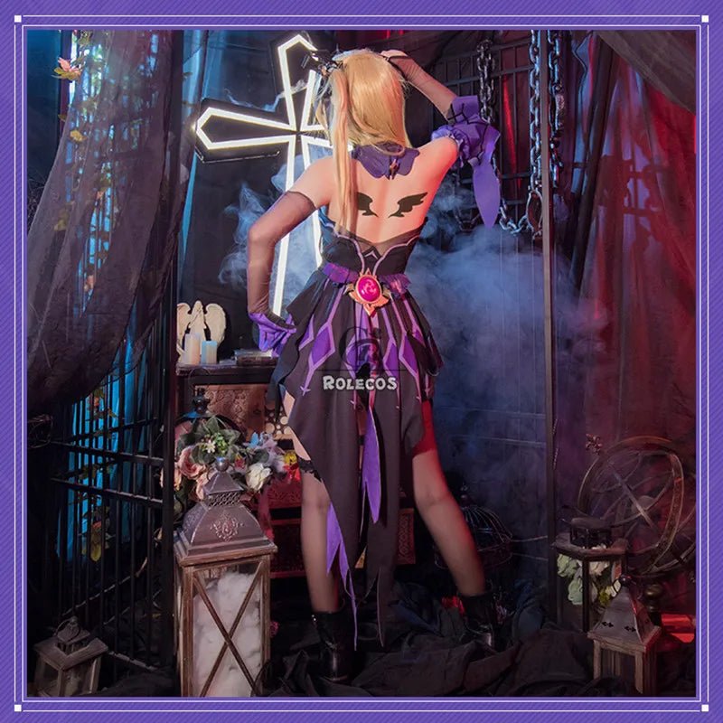 Traje de Cosplay de Fischl de Genshin Impact para Mujer - Conjunto Completo - Fantasia Cosera