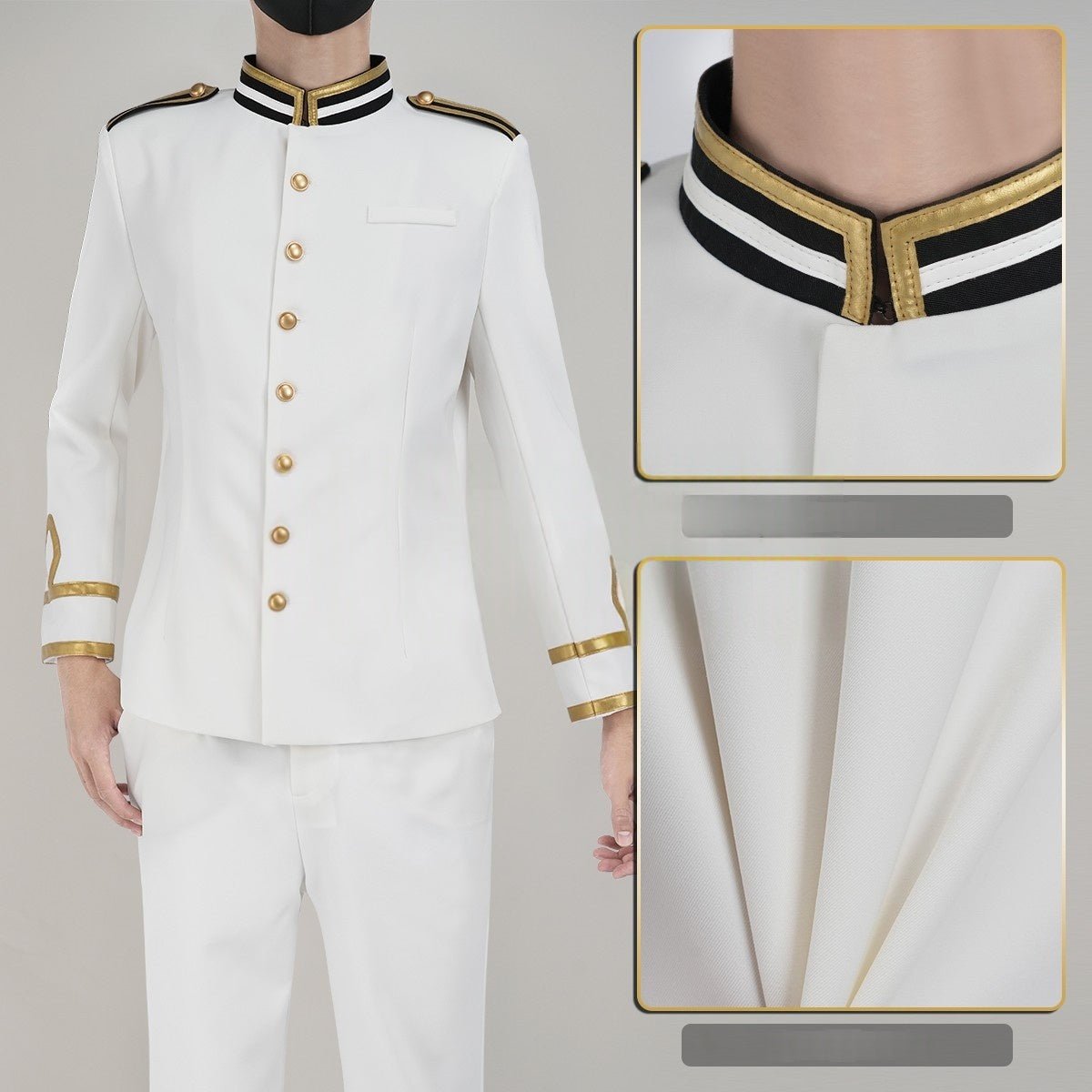 Traje de Cosplay de Kiku Honda de Hetalia: Axis Powers - Outfit Anime de Calidad Premium - Fantasia Cosera