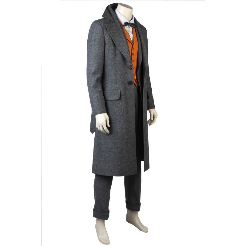 Traje de Cosplay de Newt Scamander de Fantasticas Criaturas - Edición Los Crímenes de Grindelwald - Fantasia Cosera