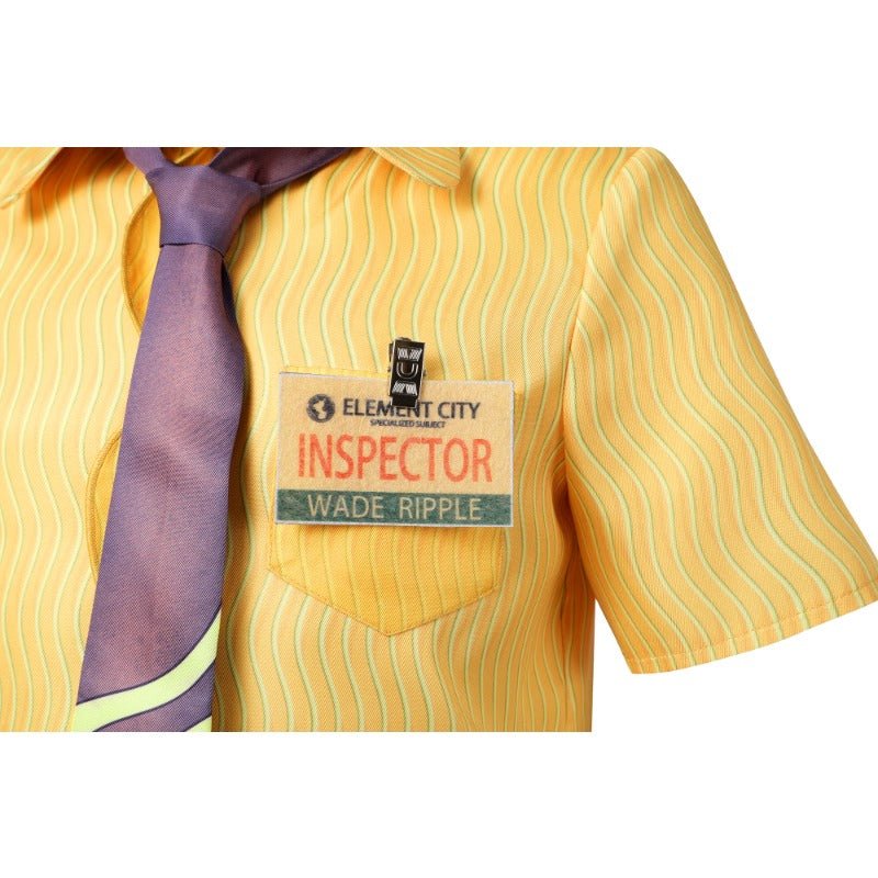 Traje de Cosplay Wade Ripple de Disney Elemental para Halloween - Fantasia Cosera