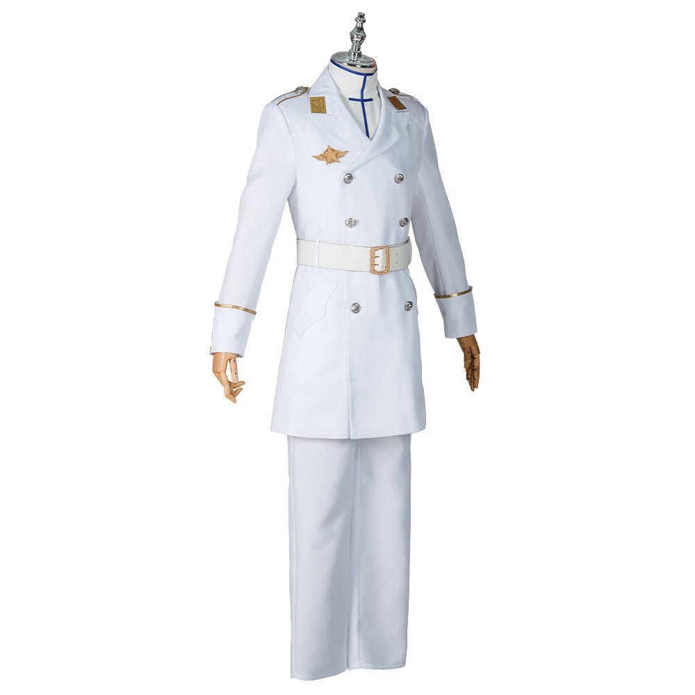 Traje de Cosplay Quincy Ishida Uryuu Ginreigojiaku para Hombres, Uniforme de Fiesta de Halloween para Fans de Bleach - Fantasia Cosera