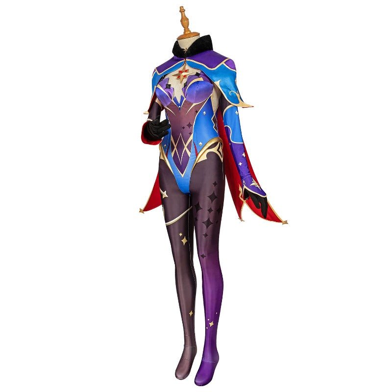 Traje Cosplay de Mona de Genshin Impact Talla Estándar para Halloween y Eventos - Fantasia Cosera