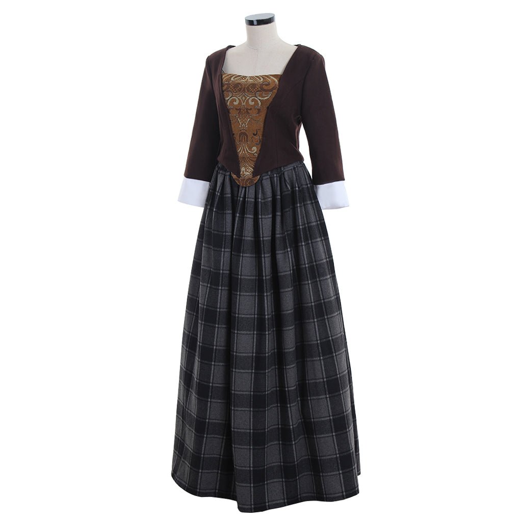 Vestido Inspirado en Outlander | Cosplay de las Tierras Altas de Escocia para Mujeres - Fantasia Cosera
