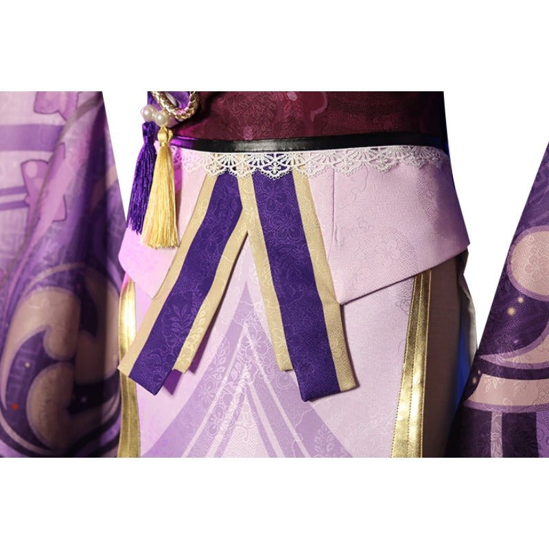 Traje de Cosplay de Raiden Shogun de Genshin Impact - Vestidos Elegantes para Halloween y Eventos - Fantasia Cosera