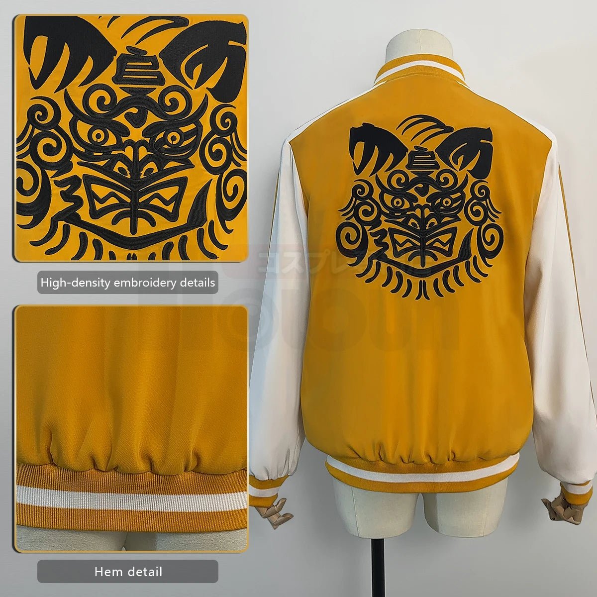 Chaqueta Rompevientos Anime Tomiyama Choji Jo Togame Disfraz Cosplay Bordado Colegio León Den Regalo - Fantasia Cosera