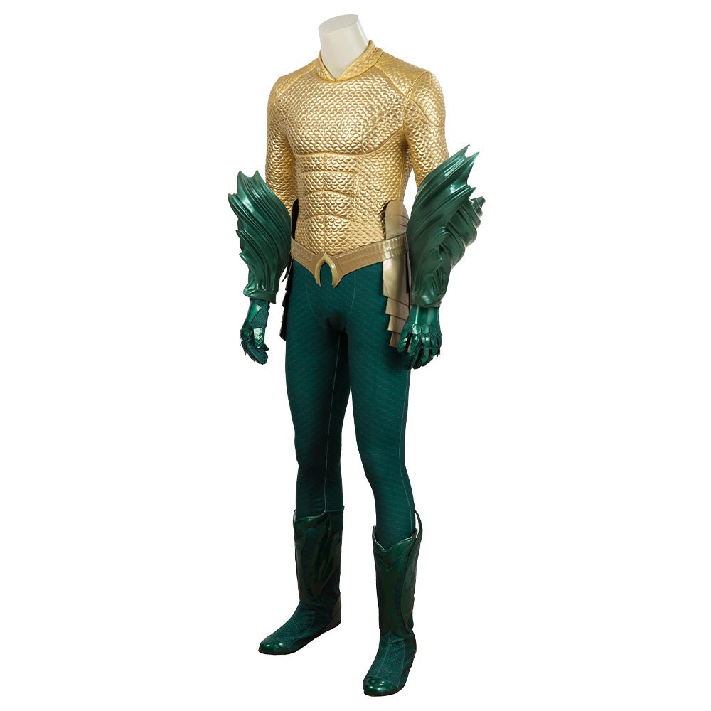 Traje de Cosplay de Aquaman Héroe Sonriente - Encarna al Rey de Atlantis - Fantasia Cosera