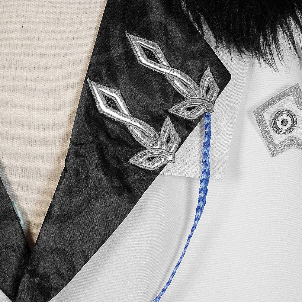 Traje de Genshin Impact Fatui Cloak para Pierr Pantalone Tartaglia Harlequin Doctor Sandrone Columbina Regretor - Fantasia Cosera