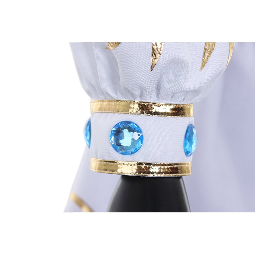 Traje de Cosplay de Lana Bruja Blanca - Outfit de la Bruja del Bosque Guerreras - Fantasia Cosera