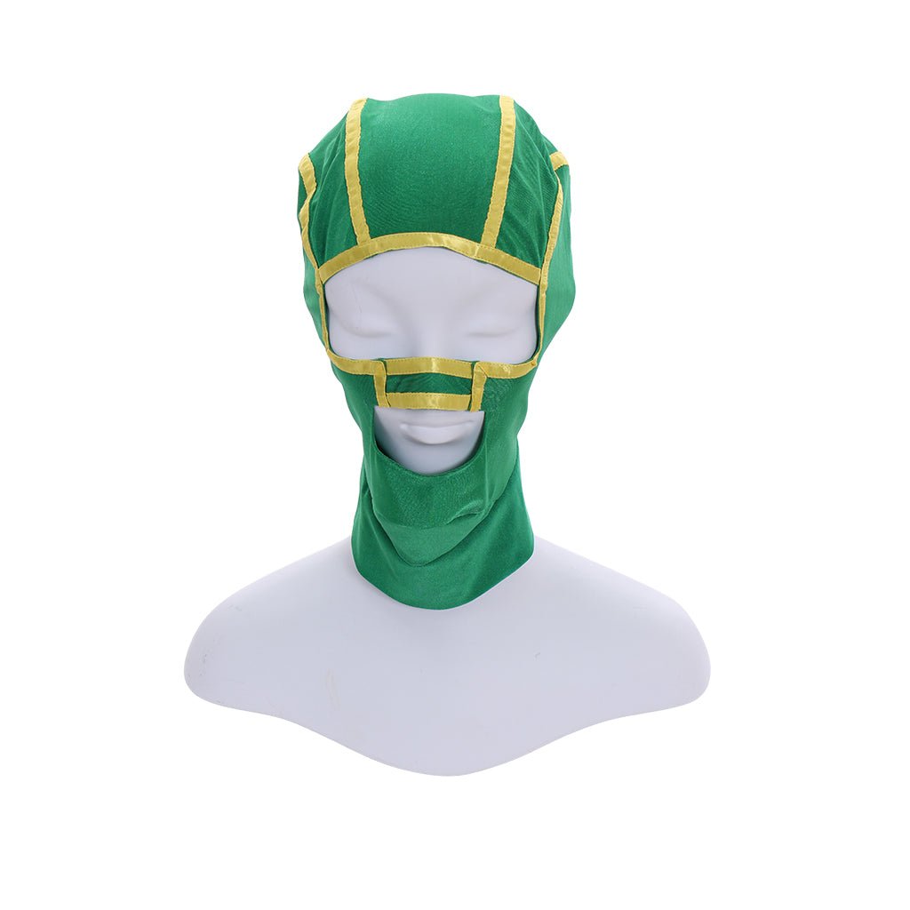 Traje de Cosplay de Dave Lizewski de Kick-Ass - Outfit Verde - Fantasia Cosera