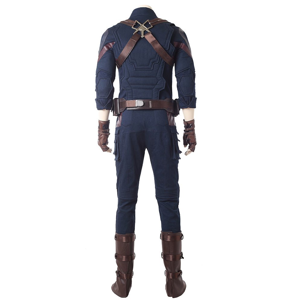 Traje de Cosplay de Capitán América de Avengers: Infinity War - Réplica de Película de Alta Calidad - Fantasia Cosera