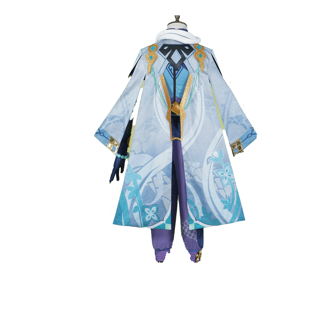 Traje de Cosplay de Baizhu de Genshin Impact – Outfit Inspirado en el Juego para Hombres - Fantasia Cosera