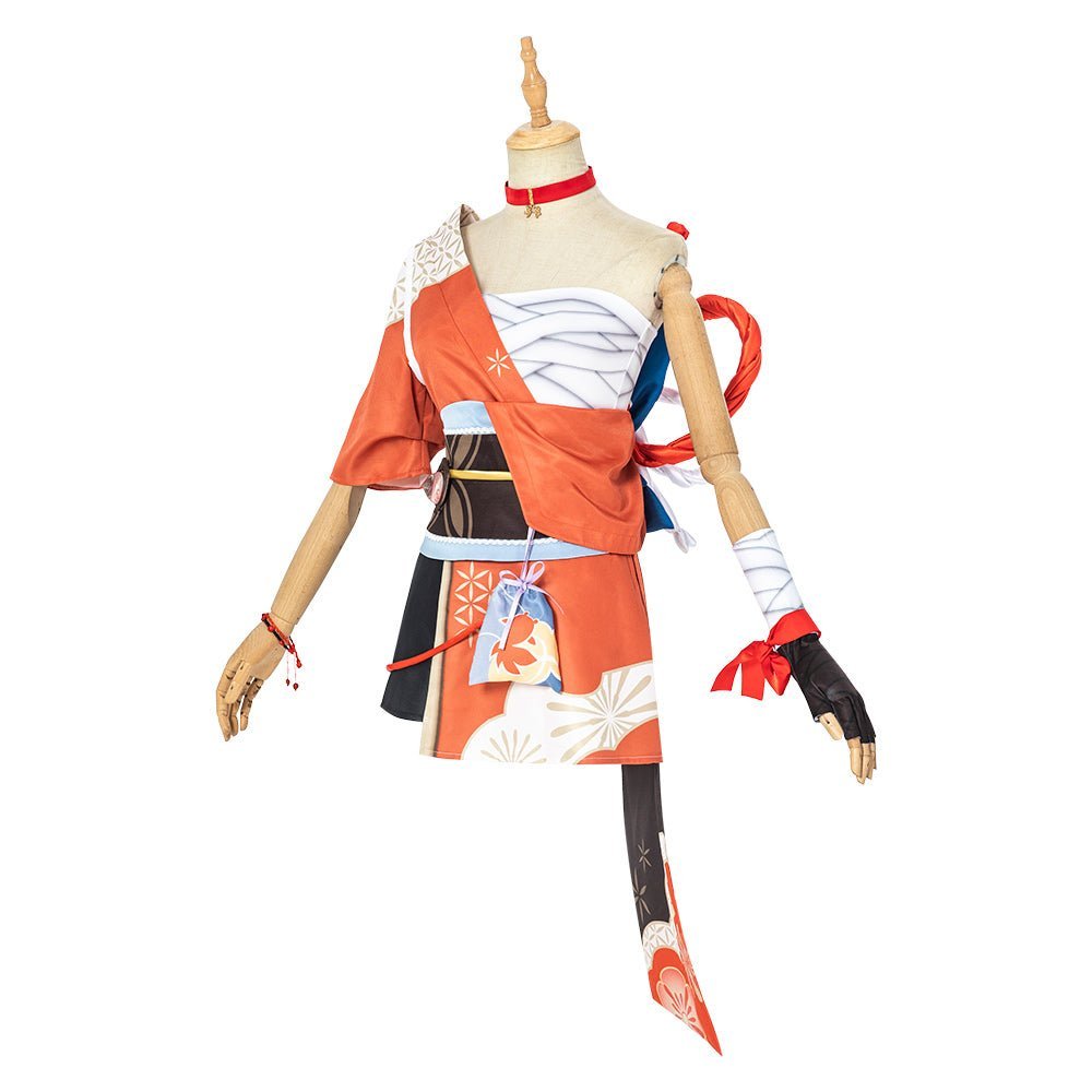 Traje de Cosplay de Yoimiya de Genshin Impact - Outfit Inspirado en Anime, Alta Calidad, Ideal para Roleplay - Fantasia Cosera