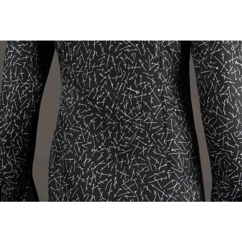 Disfraz de Wednesday Addams - Traje Gótico de Halloween de La Familia Addams - Fantasia Cosera