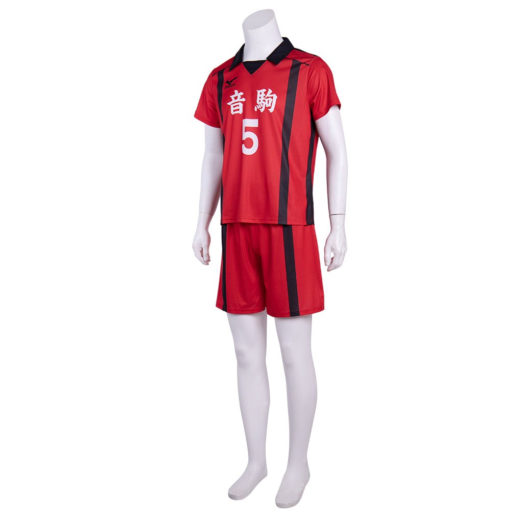 Haikyuu!! Nekoma Escuela Superior Kenma Kozume NO.5 Equipo Jersey Cosplay Traje - Fantasia Cosera