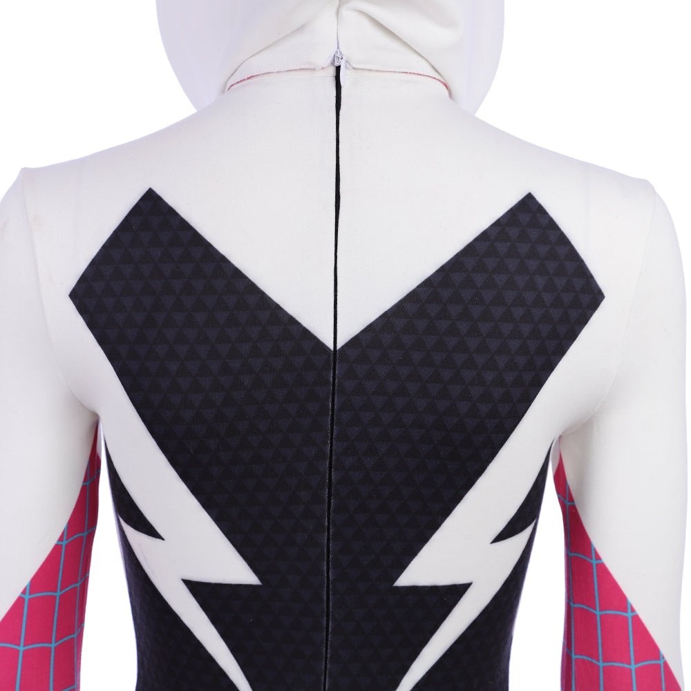 Traje de Cosplay de Spider-Gwen / Ghost-Spider de Spider-Man: Into the Spider-Verse - Fantasia Cosera