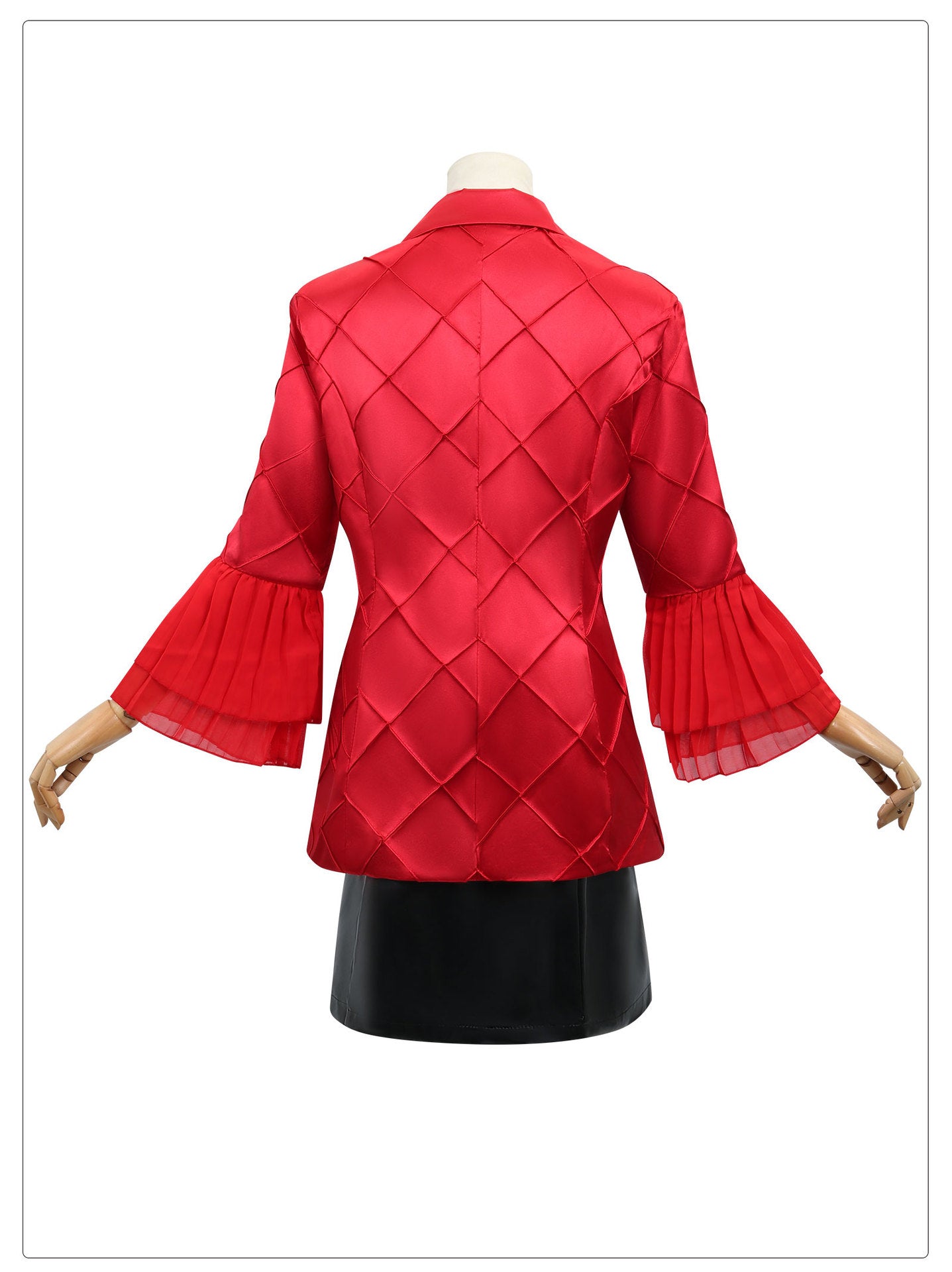 Traje de Cosplay de Harley Quinn Doble Delusión Joker 2 para Halloween - Fantasia Cosera