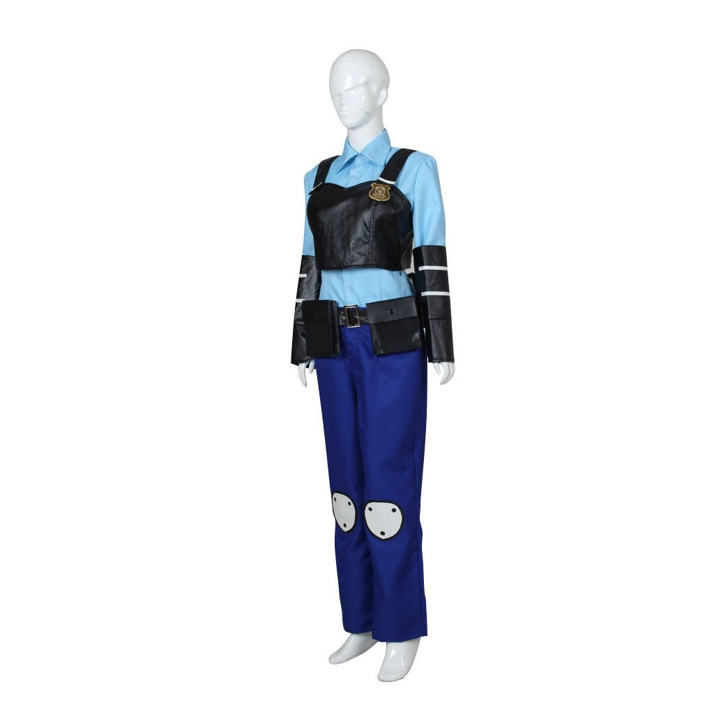 Traje de Cosplay de Judy Hopps para Adultos - Uniforme de Oficial de la ZPD para Mujeres, Ideal para Halloween, Carnavales y Fiestas - Fantasia Cosera