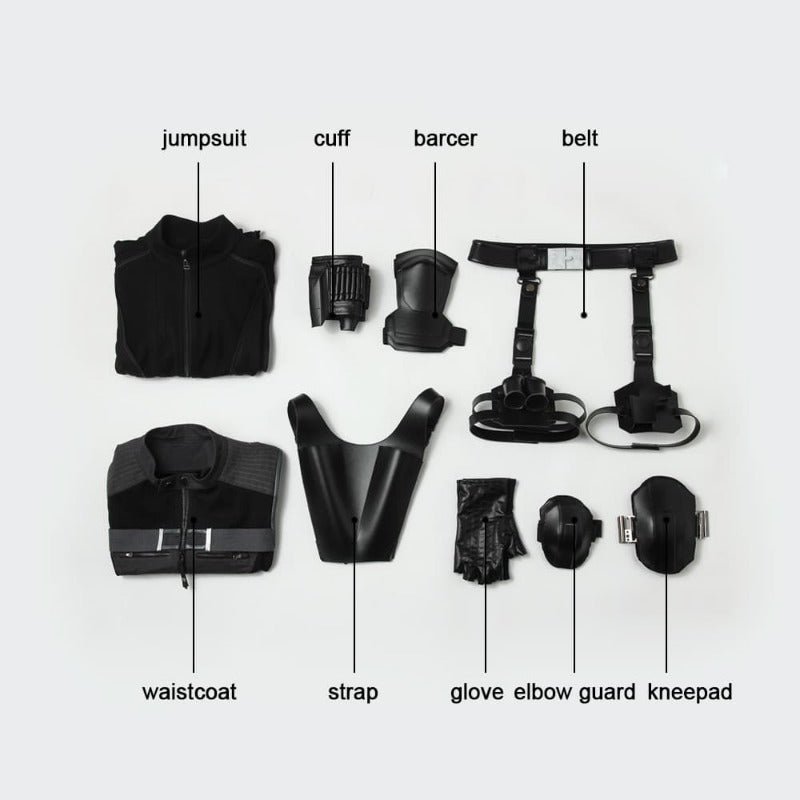 Traje de Cosplay de Natasha para Mujer - Disfraz de Carnaval de Halloween Inspirado en la Película - Fantasia Cosera