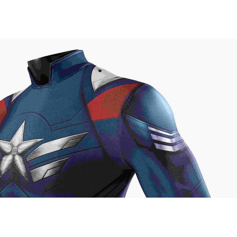 Traje de Cosplay de Captain America: Mundo Nuevo y Valiente Sam Wilson - Fantasia Cosera