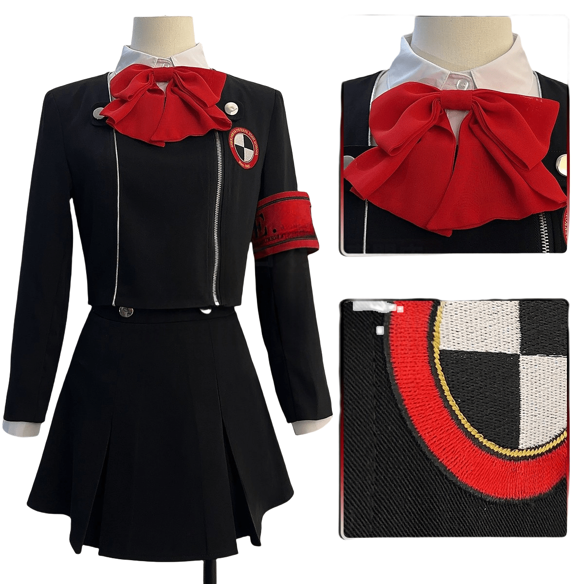 Traje Cosplay de Persona - Aegis, Makoto Yuki, Gekkoukan High School - Fantasia Cosera