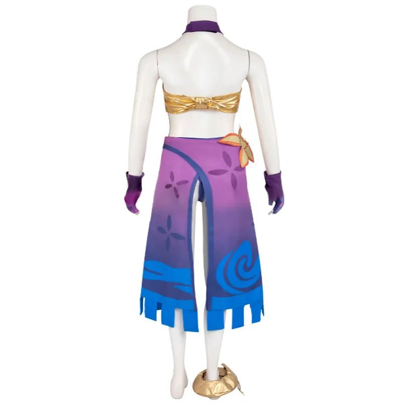 Traje de Cosplay de Syndra de Fiesta en la Piscina de LOL - Vestido de Carnaval y Halloween - Fantasia Cosera