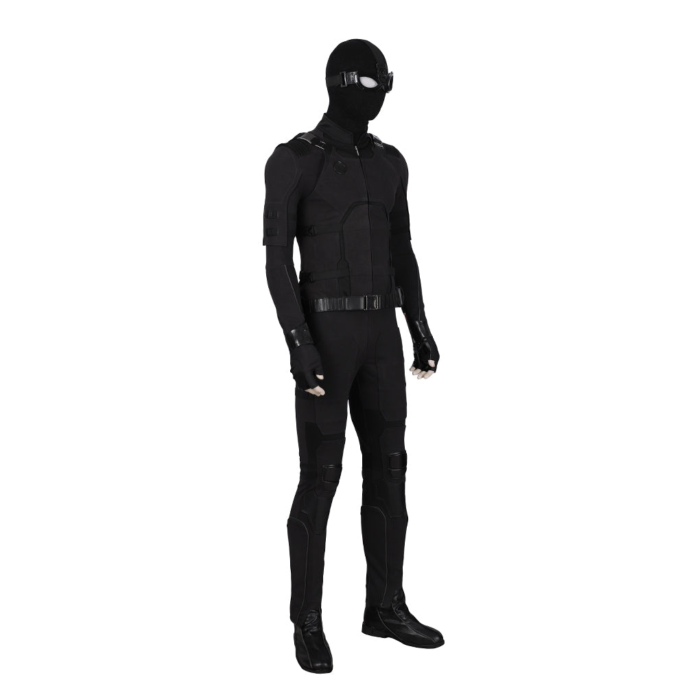 Traje de Cosplay de Spider-Man Stealth Suit - Atuendo Precisa de la Película - Fantasia Cosera