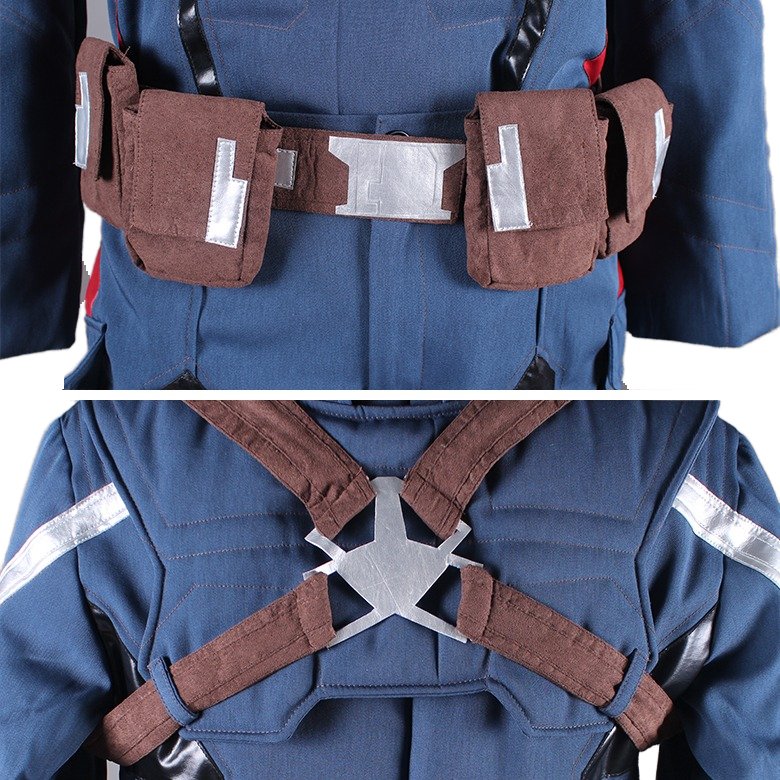 Traje de Cosplay de Capitán América Nuevo - Fantasia Cosera