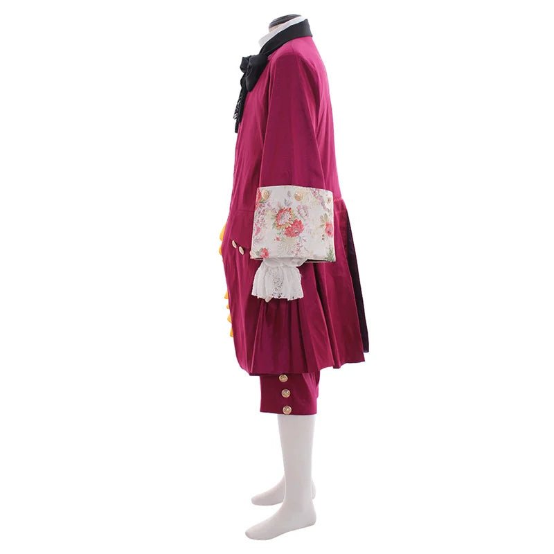Traje Barroco Púrpura para Hombres - Disfraz Medieval Rococo para Bodas y Fiestas | Serie Fantasía Cosera - Fantasia Cosera