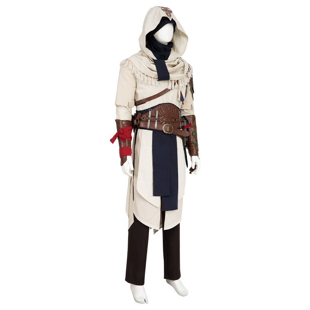 Traje Completo de Basim Ibn Ishaq de Assassin’s Creed Mirage con Zapatos - Fantasia Cosera