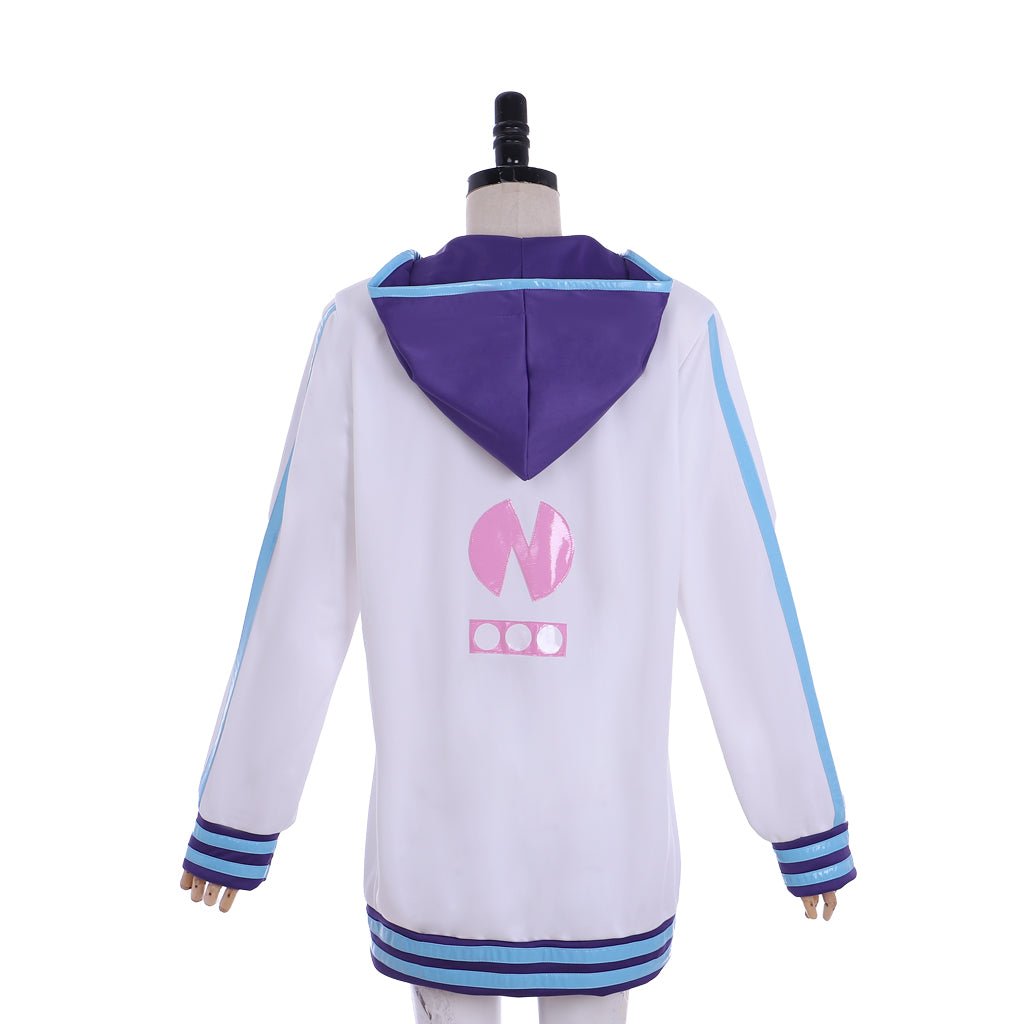 Sudadera Cosplay de Hyperdimension Neptunia | Chaqueta con Cremallera de Purple Heart | Sudadera Unisex para Cosplay - Fantasia Cosera
