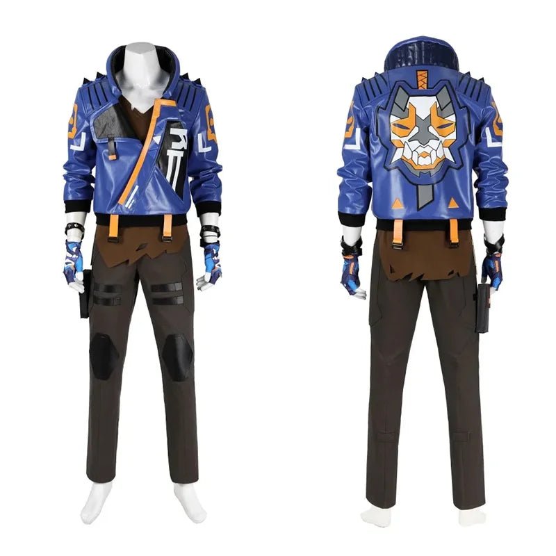 Traje de Cosplay de Yoru de Valorant - Uniforme Azul para Hombre - Conjunto Completo para Halloween y Eventos - Fantasia Cosera