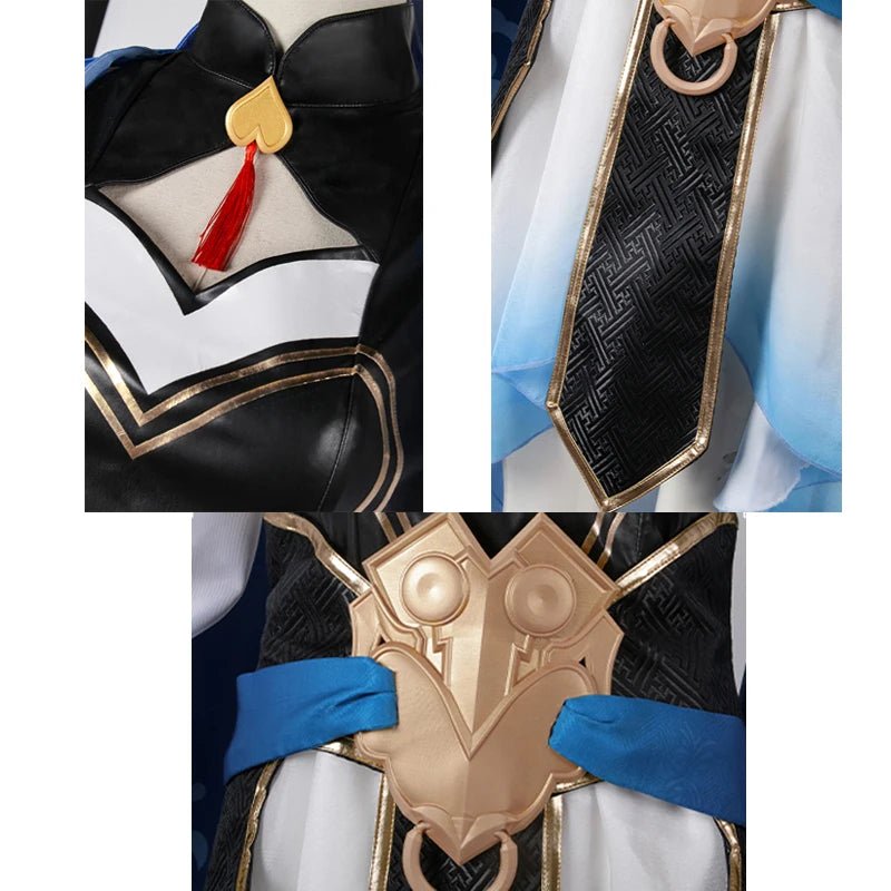 Traje de Cosplay Jingliu de Honkai Star Rail para Hombres Adultos y Juveniles - Fantasia Cosera