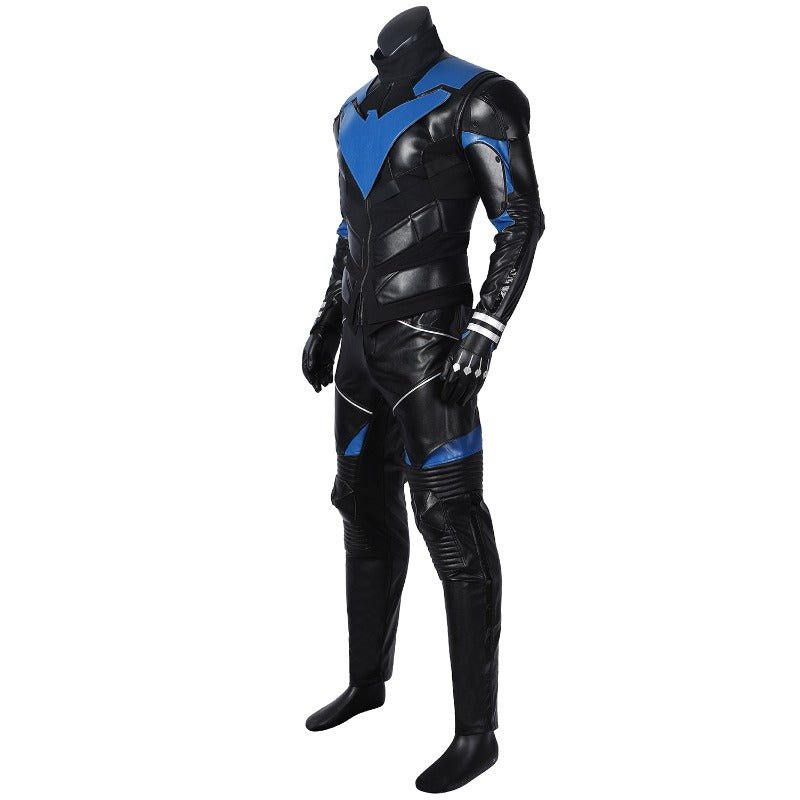 Traje de Cosplay de Nightwing Gotham Knights Conjunto Completo con Zapatos para Halloween y Fiestas - Fantasia Cosera