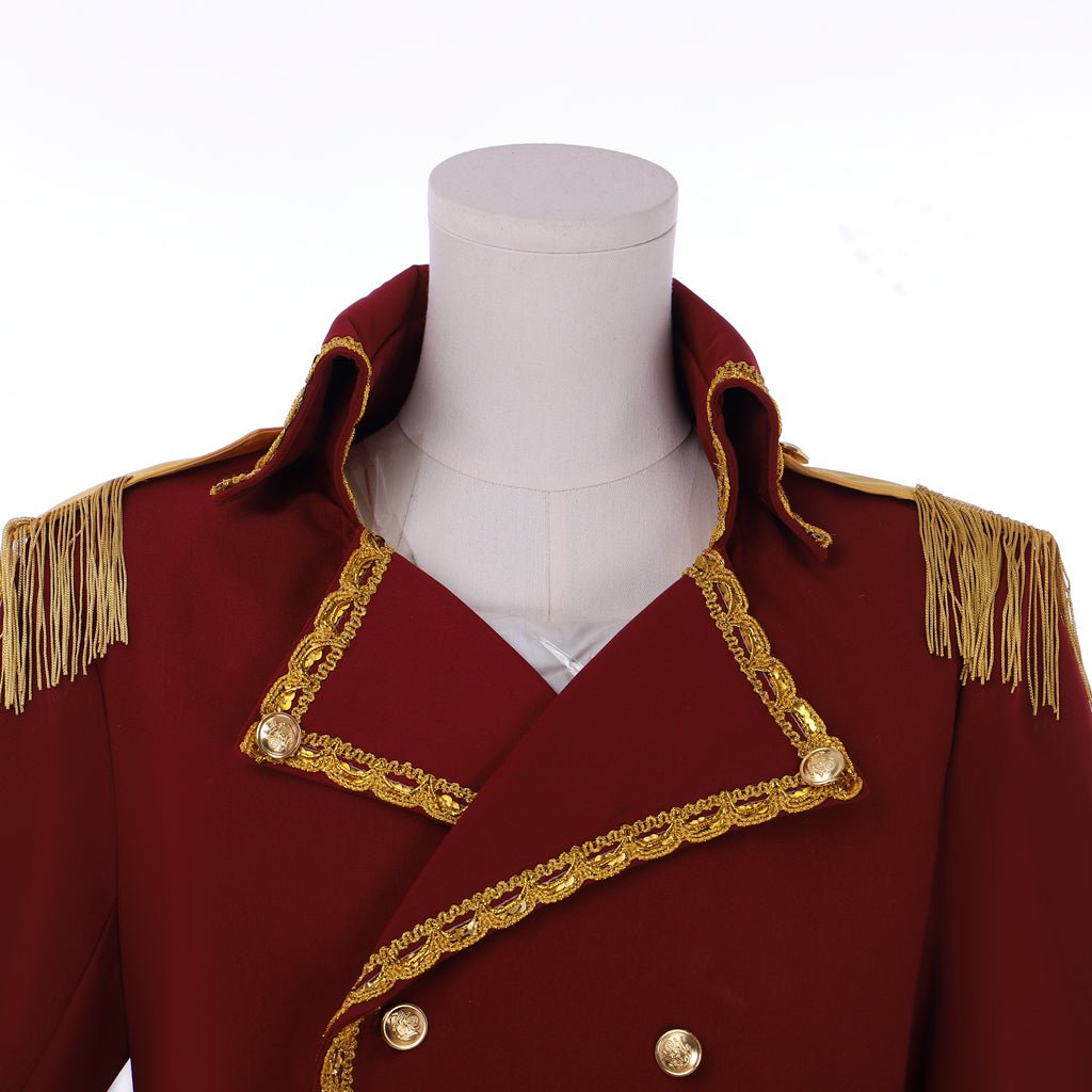 Chaqueta Militar Inspirada en Hamilton | Traje Gótico Aristocrático Colonial para Hombres | Serie Medieval Fantasía Cosera - Fantasia Cosera