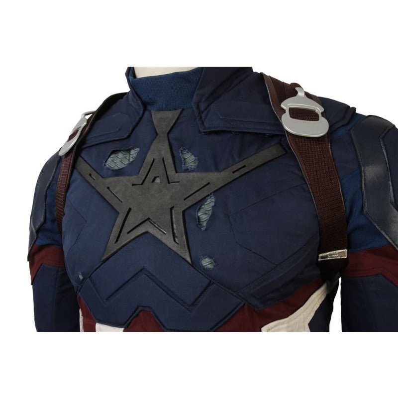 Traje de Cosplay de Captain America Steve Rogers Guerra del Infinito | Fantasía Cosera - Fantasia Cosera
