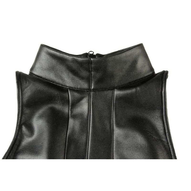 Traje de Cosplay de Alita Battle Angel - Chaleco y Pantalones de Cuero para Halloween - Fantasia Cosera