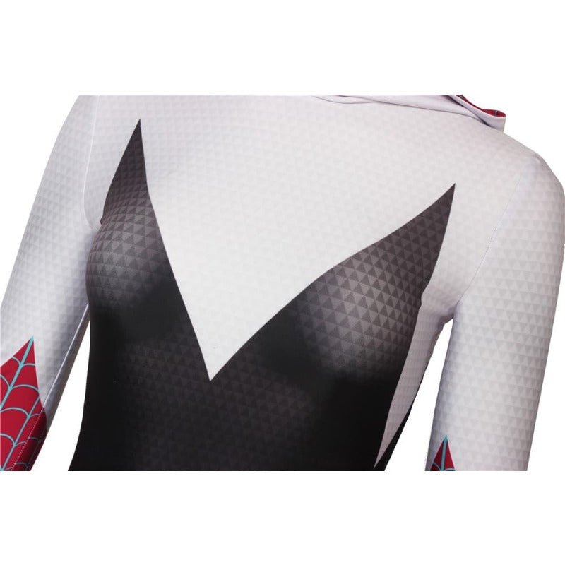 Traje de Spider-Gwen A Través del Spider-Verso Cosplay Mono Gwen Stacy Ver2 - Fantasia Cosera