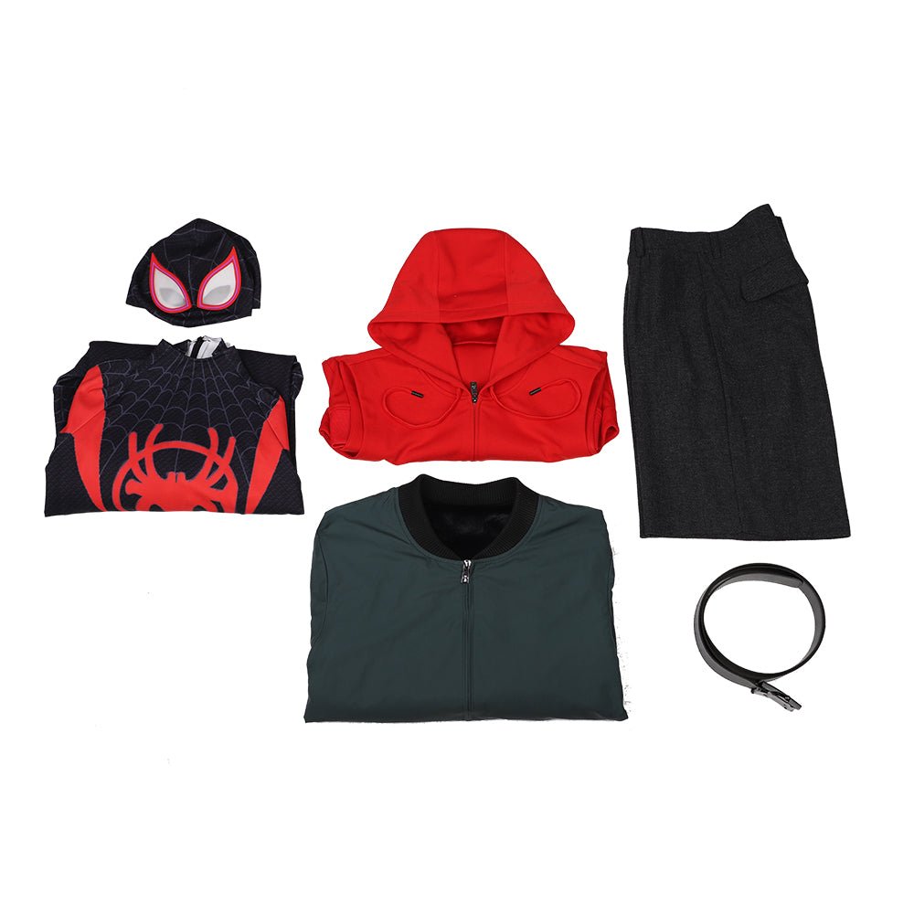 Traje de Cosplay de Spider-Man: Into the Spider-Verse para Hombres - Fantasia Cosera