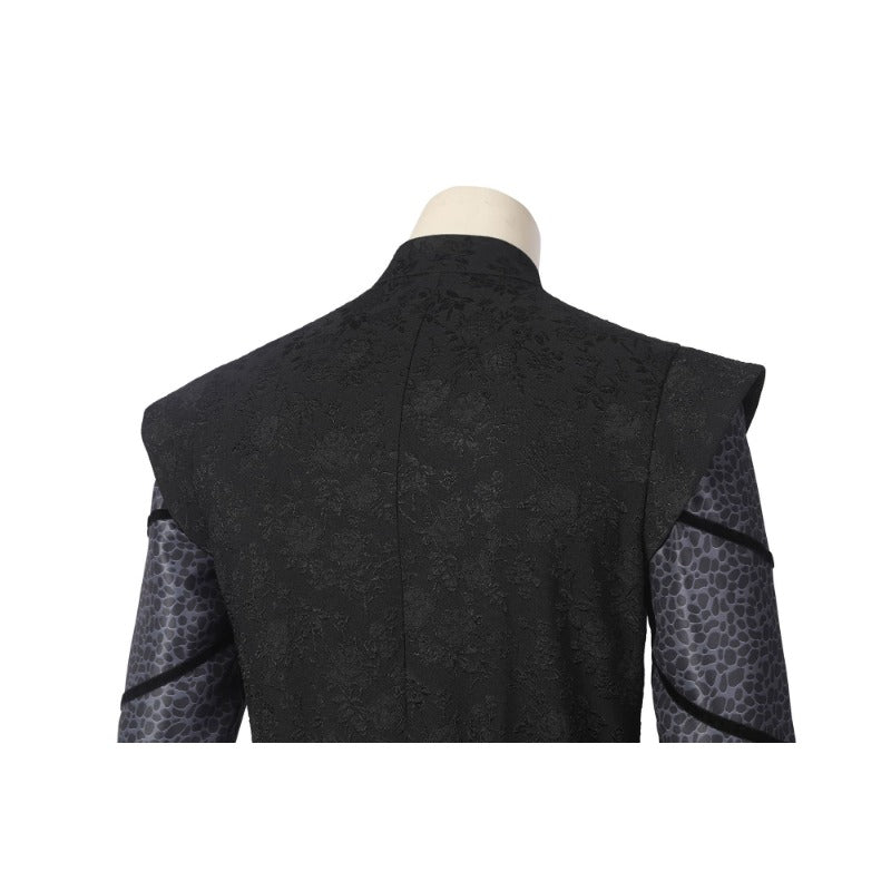 Traje de Cosplay Daemon Targaryen Casa del Dragón Negro para Halloween - Fantasia Cosera