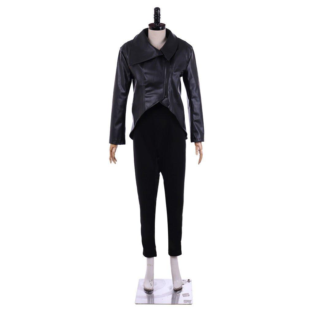 Traje de Cosplay de Emma Swan de Once Upon a Time | Chaqueta Negra y Pantalones | Disfraz de Chica Cool para Halloween - Fantasia Cosera