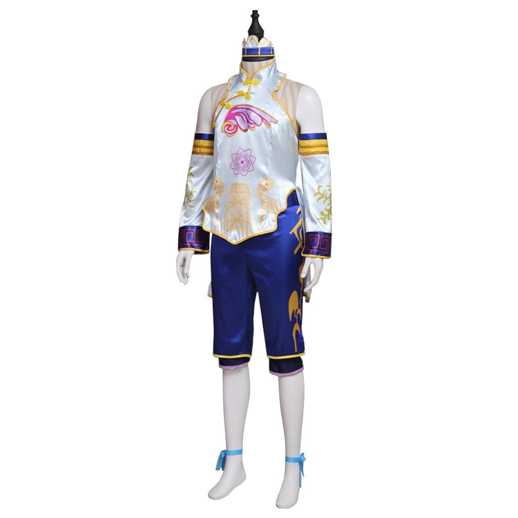 Traje de Cosplay de Xianghua de Soul Calibur | Serie de Cosplay de Juegos | Elegante Atuendo de Guerrera - Fantasia Cosera