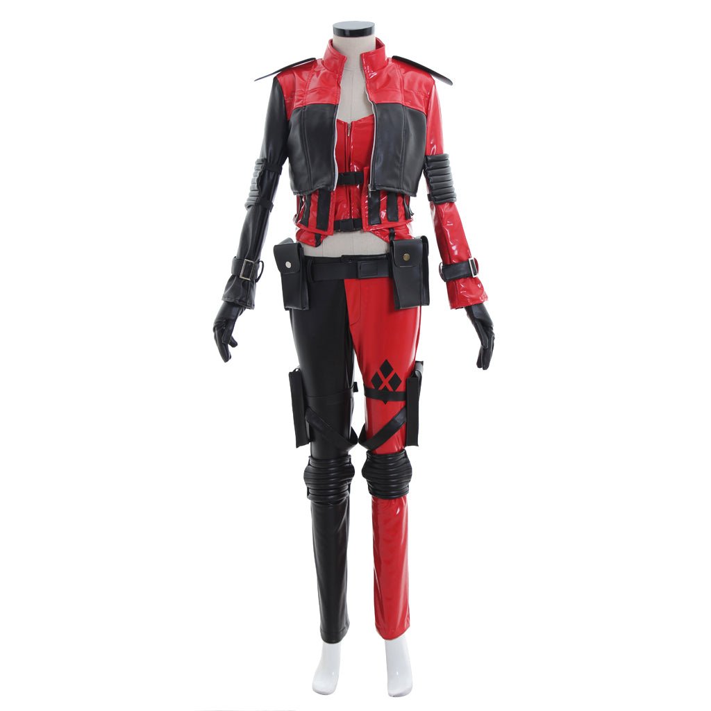 Traje de Cosplay de Harley Quinn – Divertido, Feroz e Icónico Outfit de Supervillana para Mujeres - Fantasia Cosera
