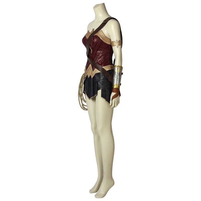 Traje de Cosplay de Diana Prince WW con Botas - Outfit Inspirado en la Película - Fantasia Cosera
