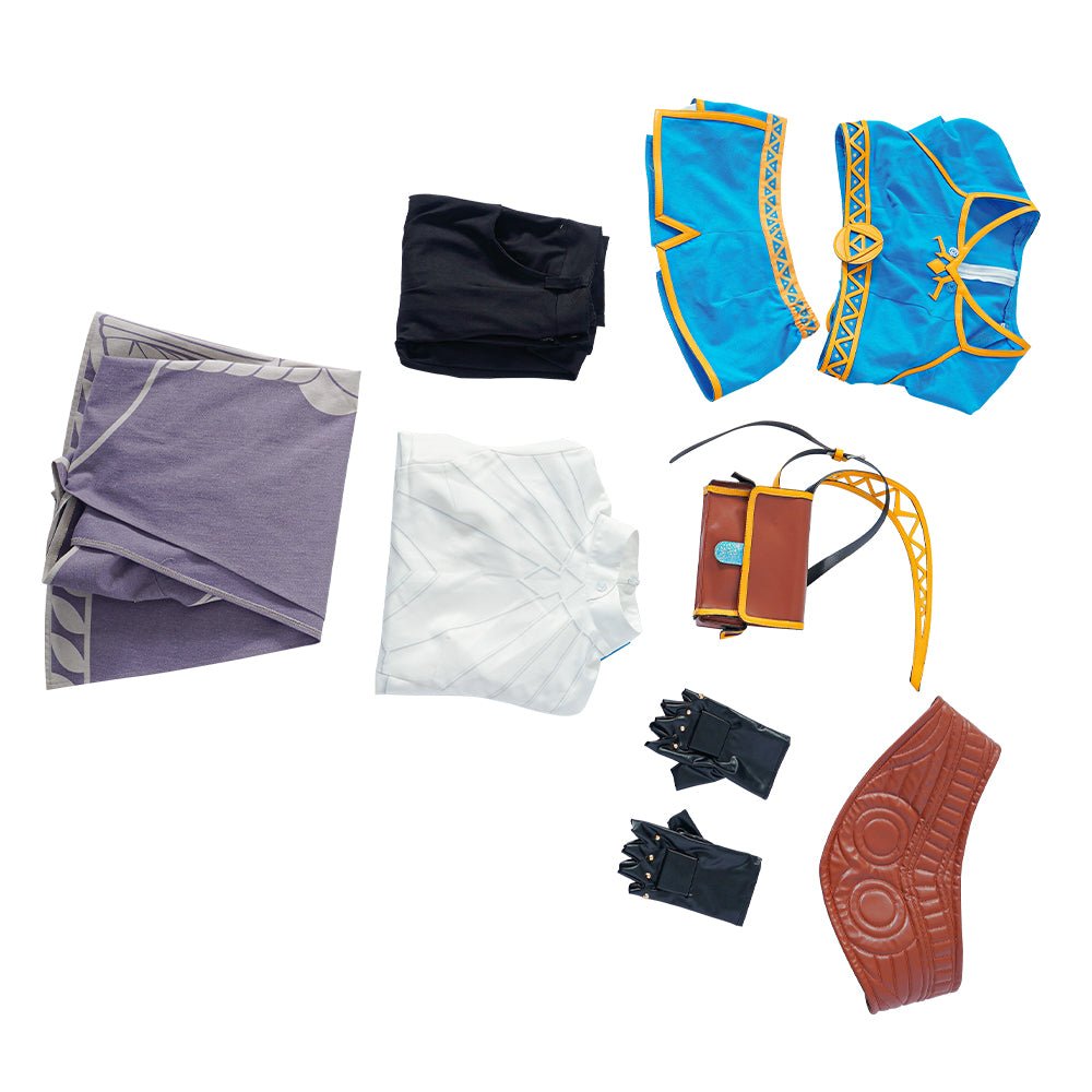 Traje de Cosplay de la Princesa Zelda de Lágrimas del Reino – Elegante Disfraz Inspirado en Zelda para Halloween, Fiestas y Coleccionistas - Fantasia Cosera