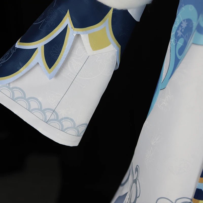 Traje de Cosplay de Bailu de Honkai Star Rail con Diseño de Escamas de Pescado para Mujer - Fantasia Cosera